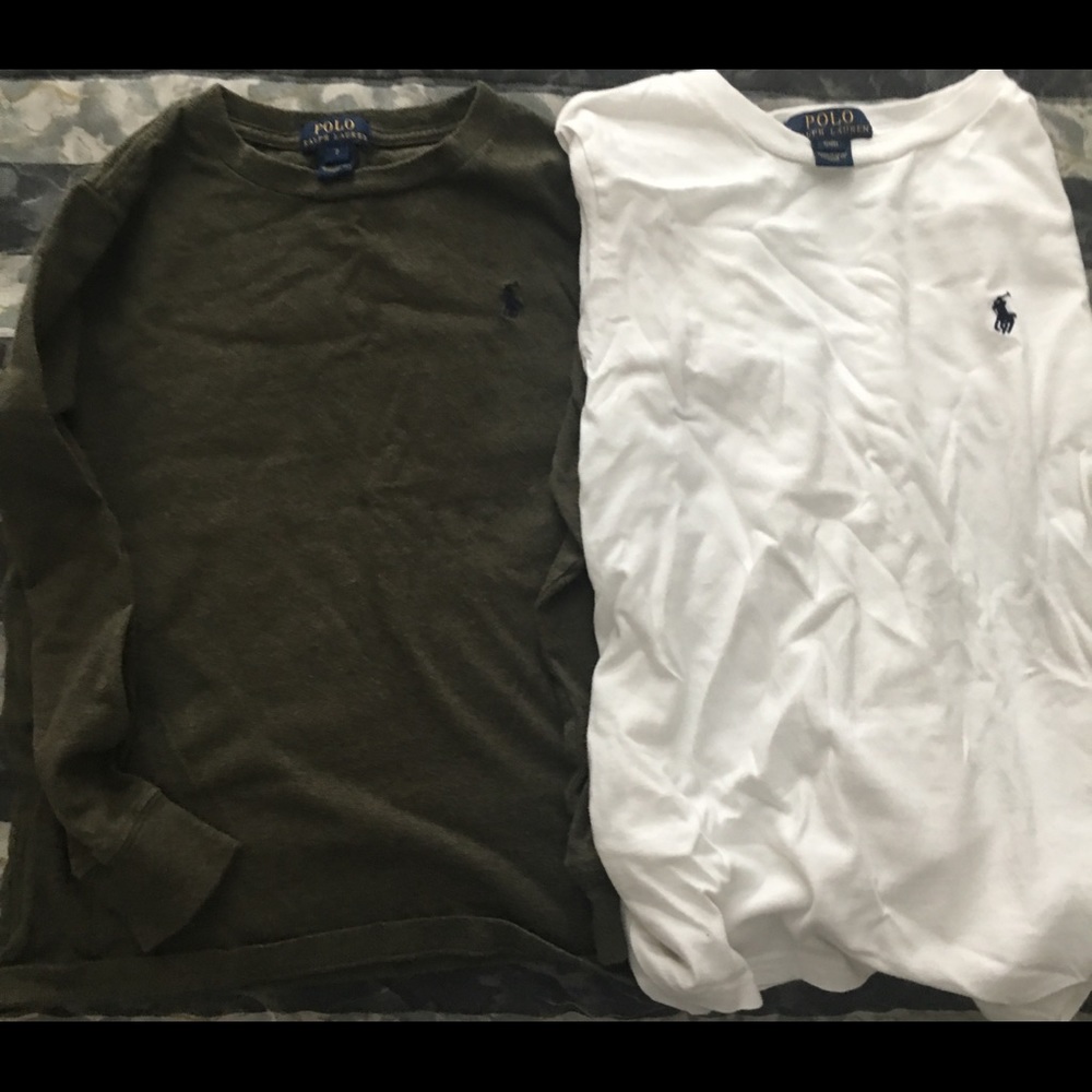 Two(2) Polo by Ralph Lauren long sleeve T-shirts